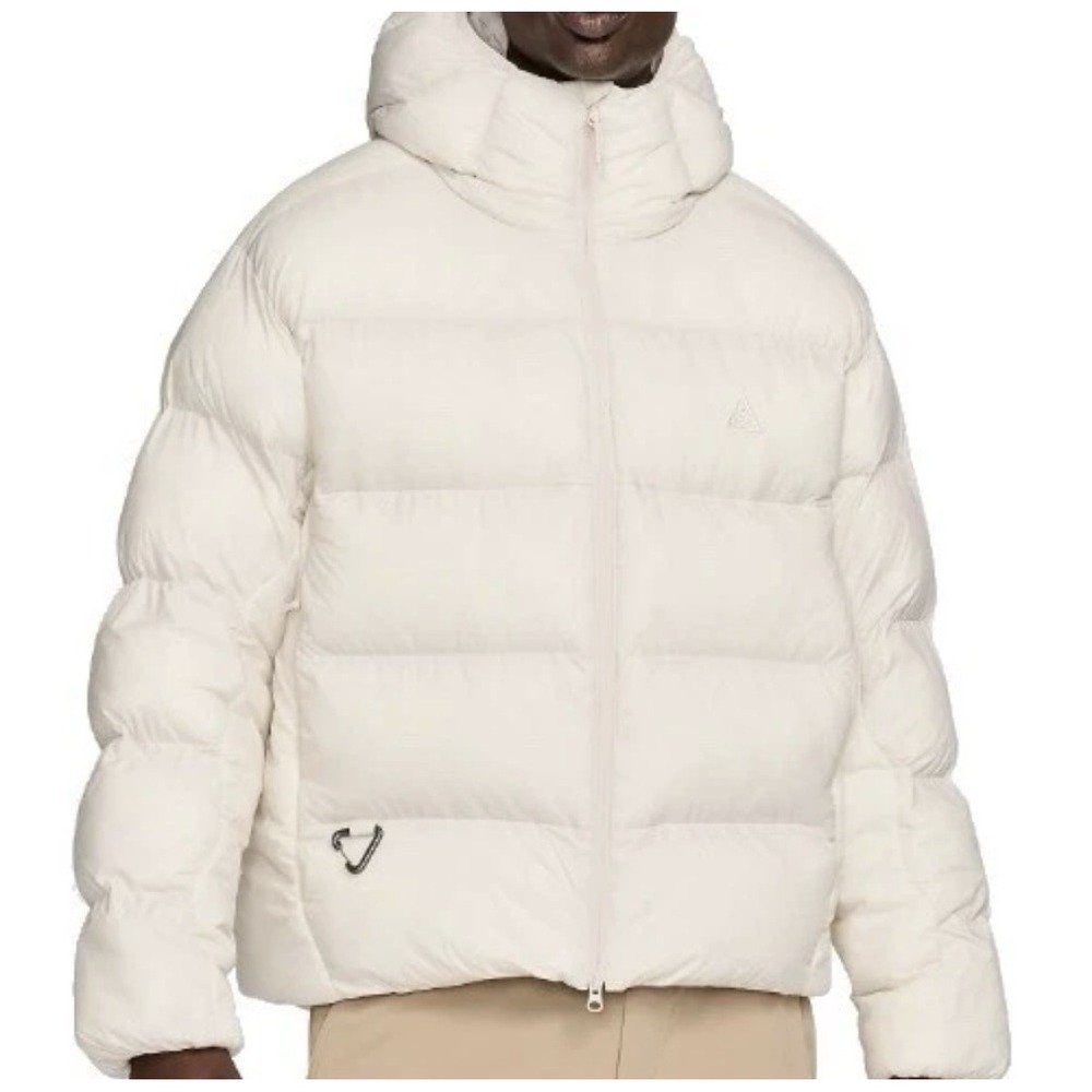 Nike ACG Lunar Lake PrimaLoft Therma-FIT ADV Hooded Puffer White Jacket Men's M